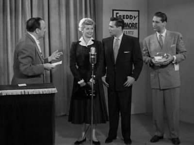 Still from Lucy Gets Ricky on the Radio