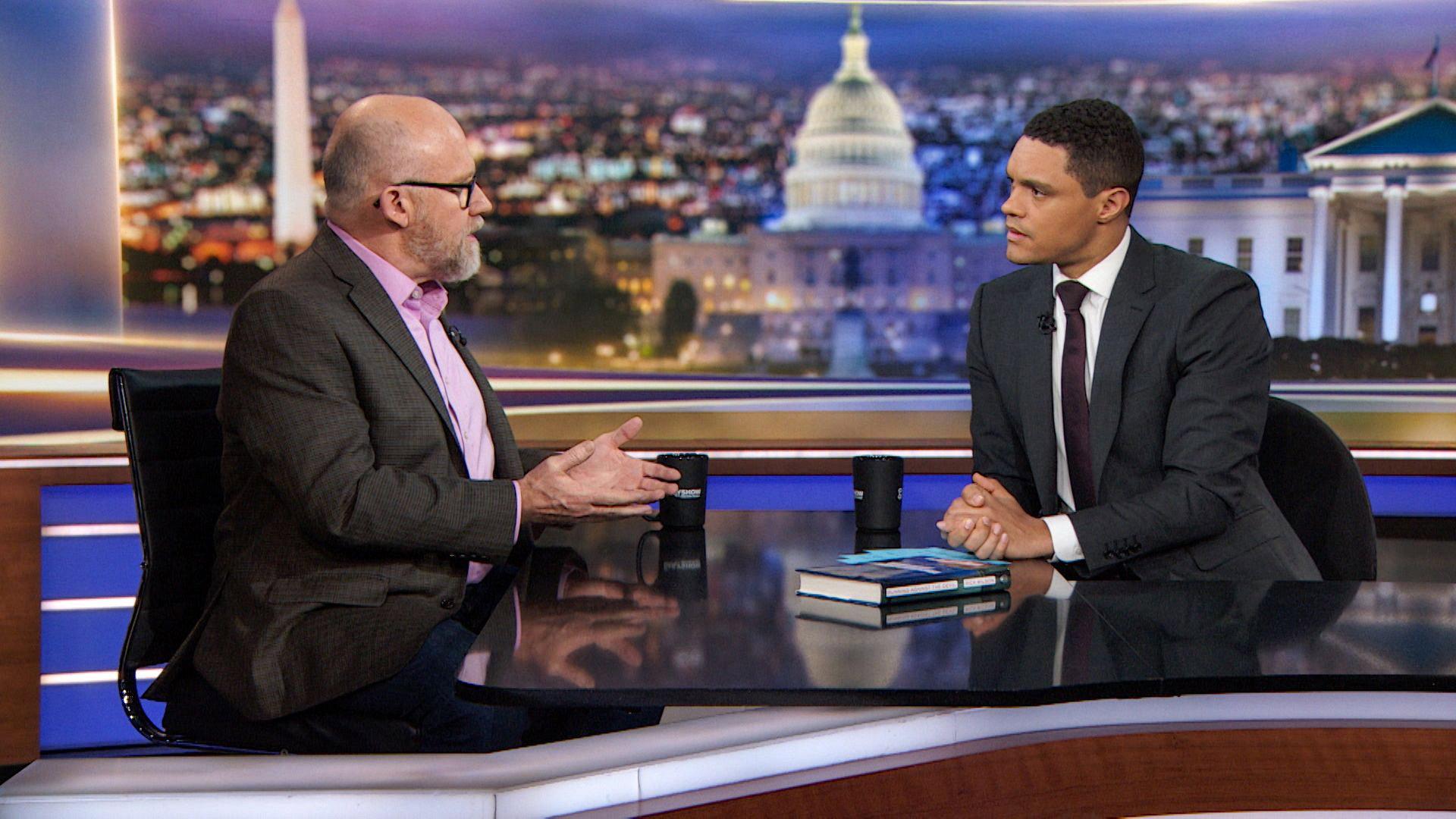 Still from January Democratic Debate Special