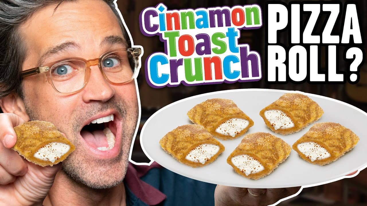 Still from Will It Pizza Roll? Taste Test