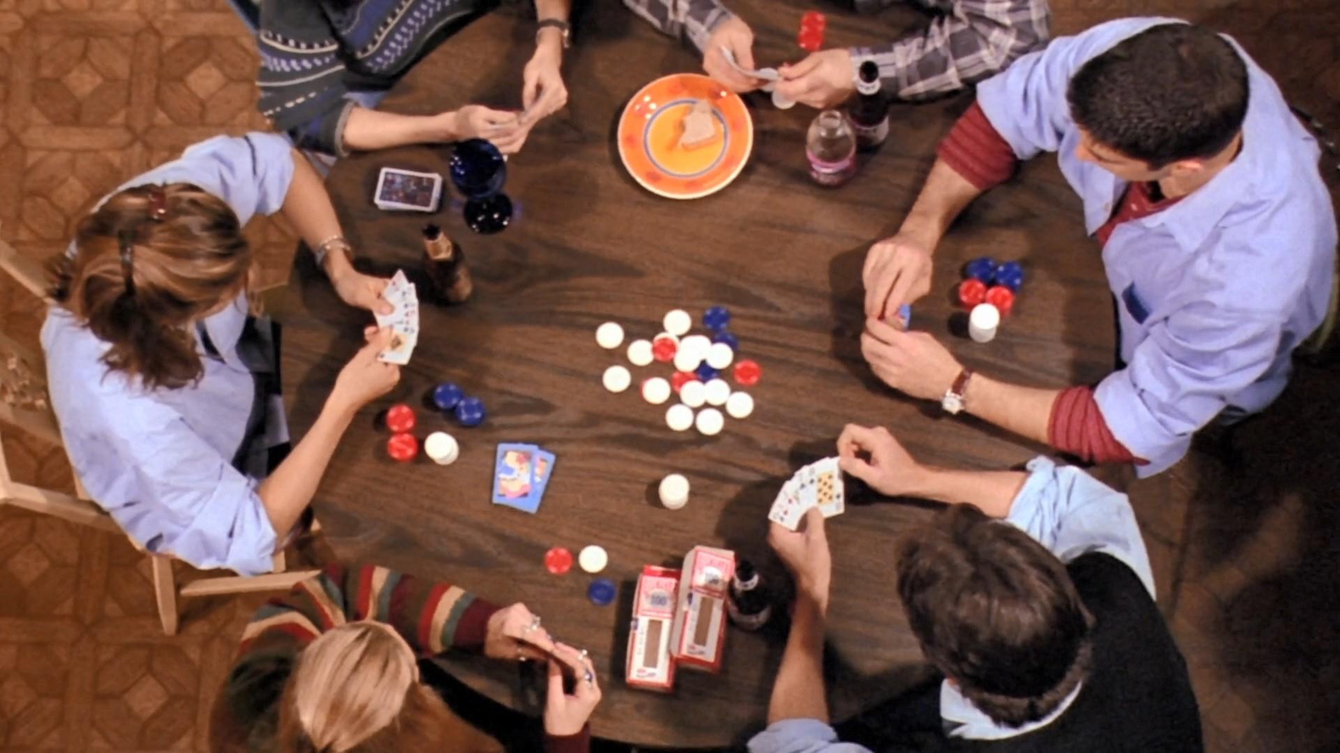 Still from The One with All the Poker