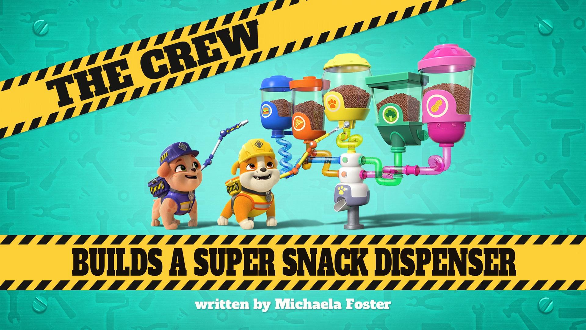 Still from The Crew Builds a Super Snack Dispenser