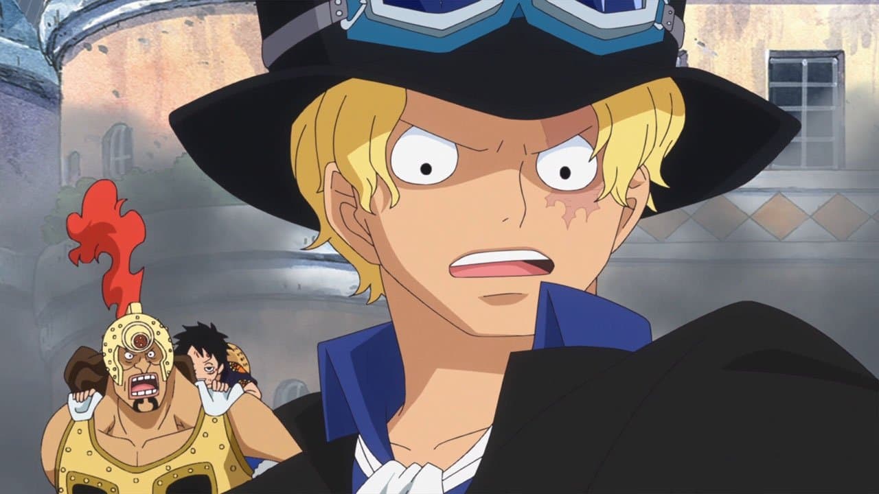 Still from Flame Dragon King! Protect Luffy's Life!