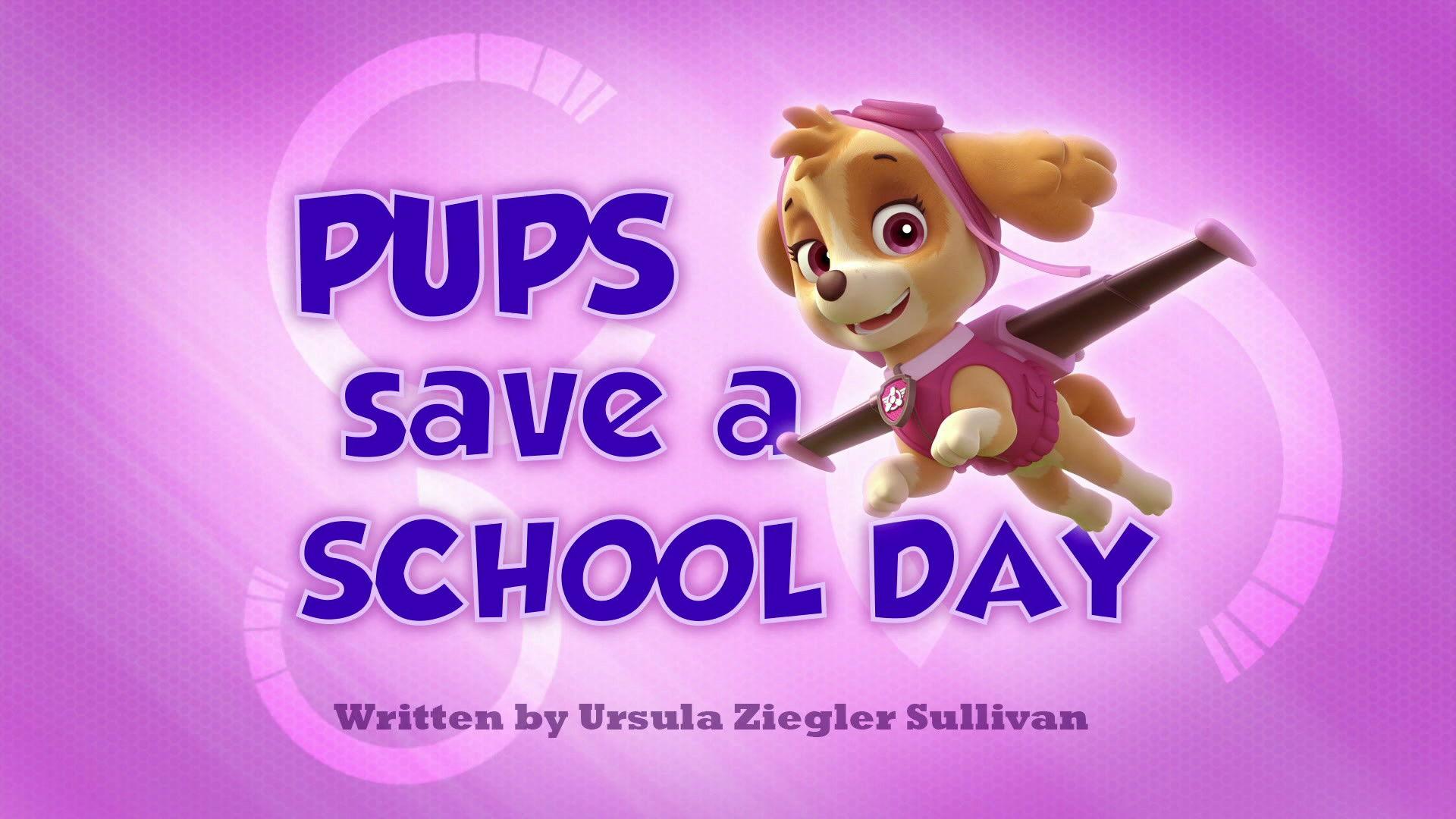 Still from Pups Save a School Day