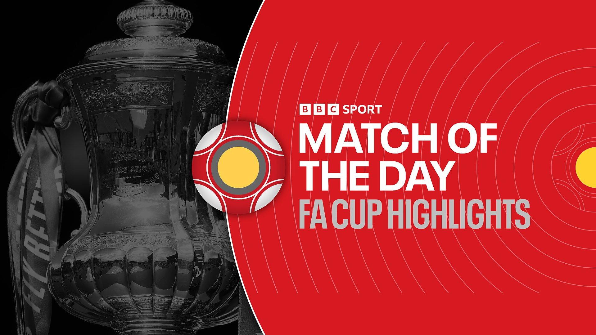 Still from MOTD - FA Cup Third-Round Highlights (Sunday)