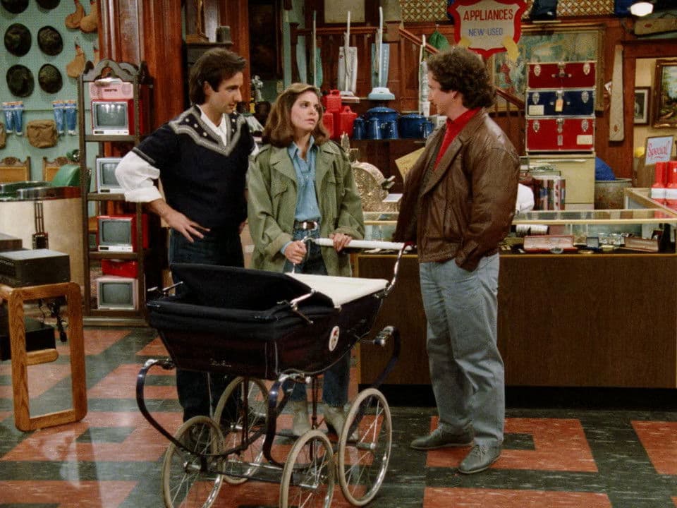 Still from Two Men and a Cradle