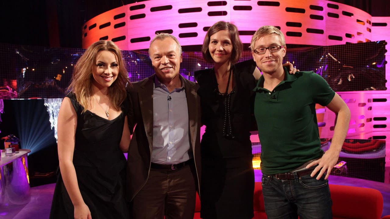 Still from Charlotte Church, Maggie Gyllenhaal, Russell Howard