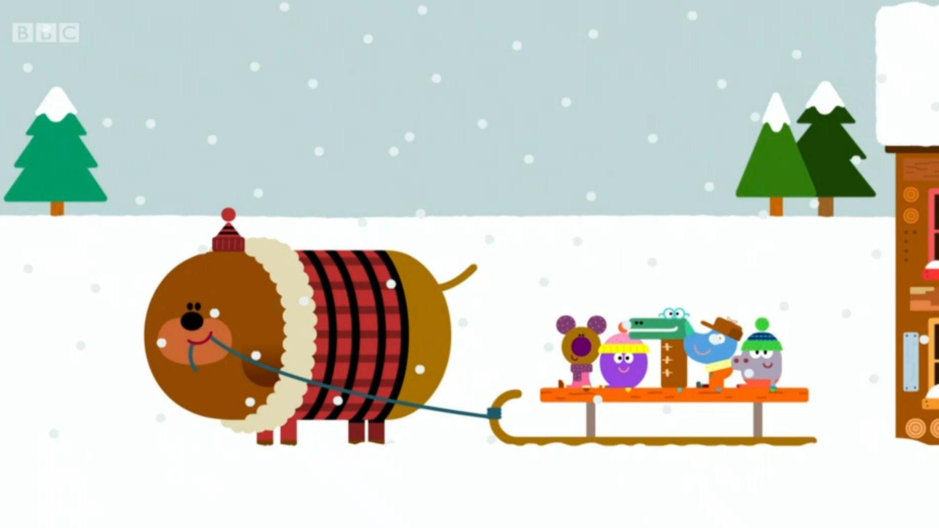 Still from Top of the Pups: The Christmas song