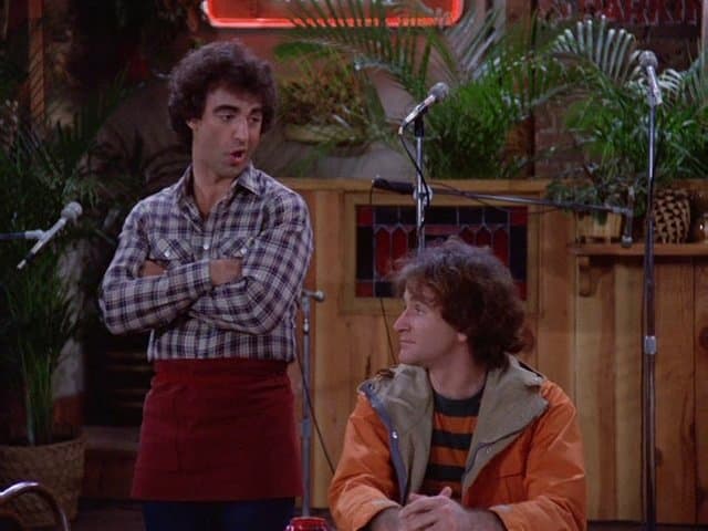 Still from Mork and Mindy Meet Rick and Ruby