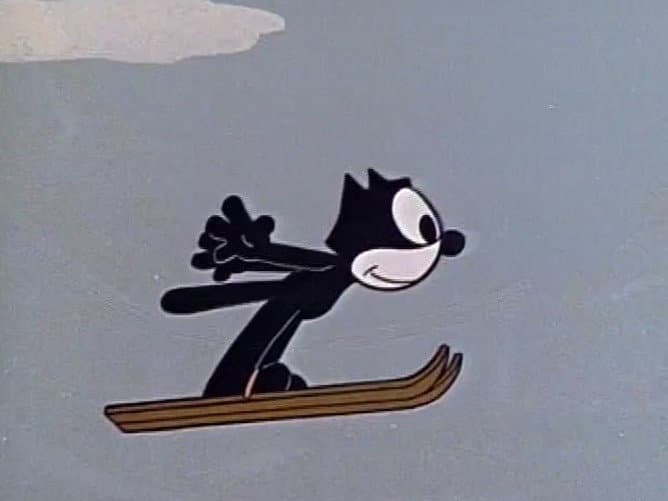 Still from The Ski Jump