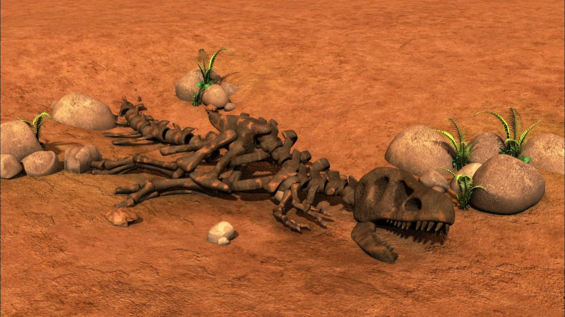 Still from Fossil Fred
