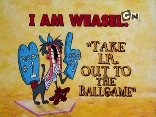Still from Take I.R. Out to the Ballgame