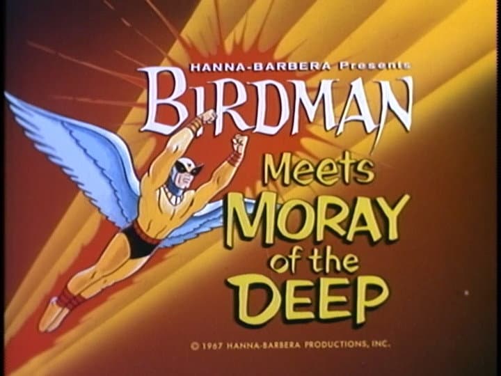 Still from Birdman Meets Moray of the Deep