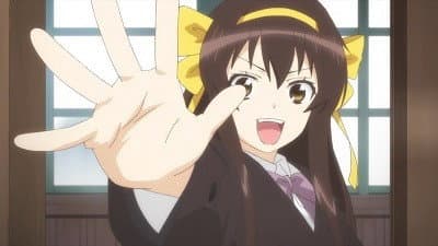 Still from Haruhi Suzumiya!!