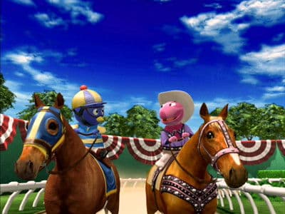 Still from Horsing Around
