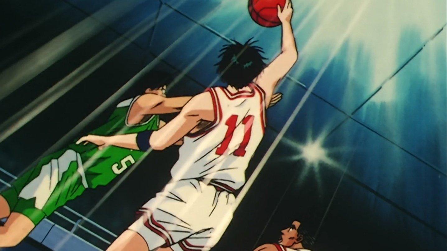 Still from Rukawa's Counterattack!
