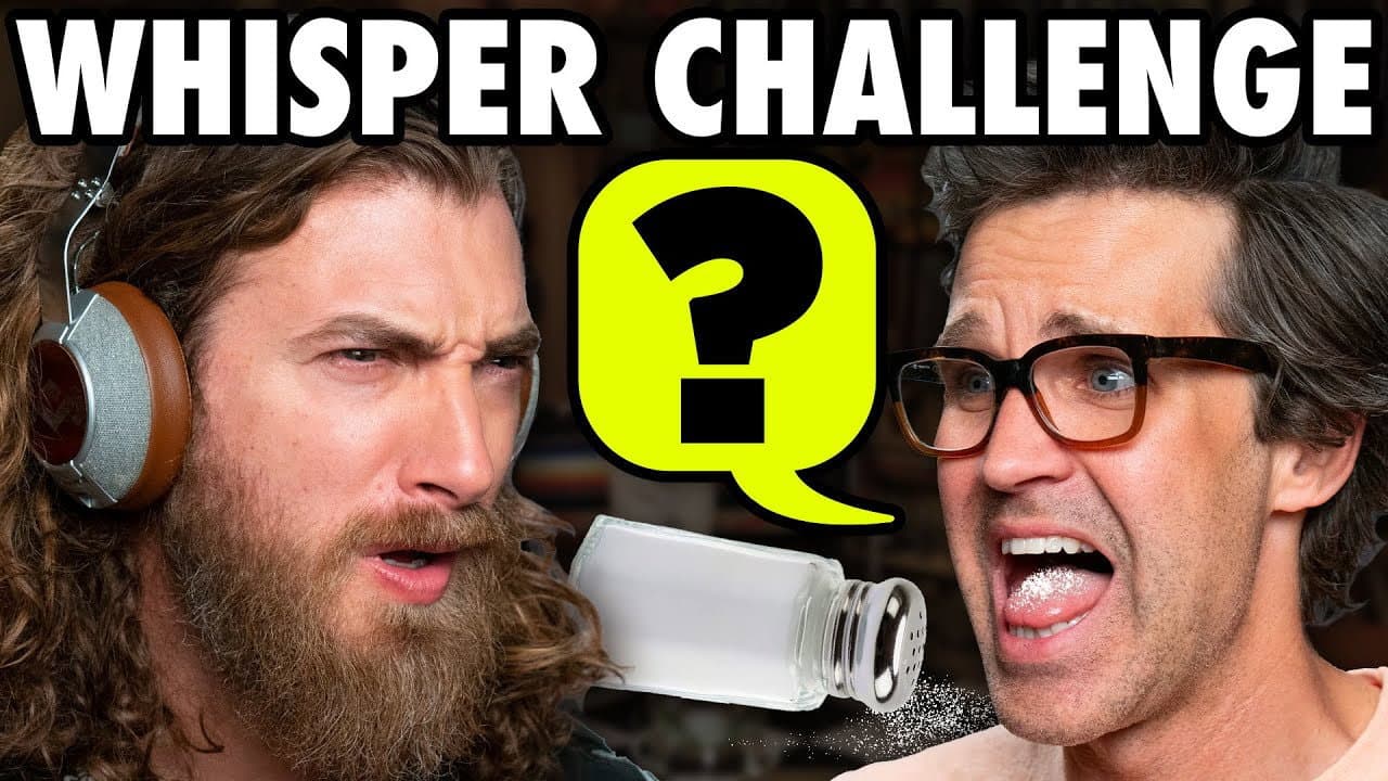 Still from Whisper Challenge (Salt Edition) - Good Mythical More