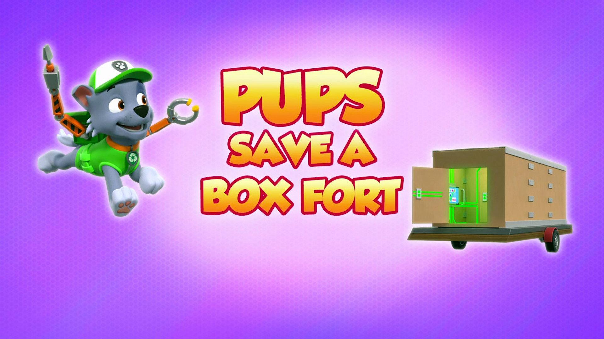 Still from Pups Save a Box Fort