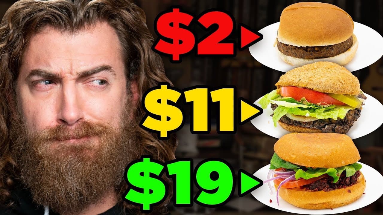 Still from Frozen vs. Fast vs. Fancy Food Taste Test