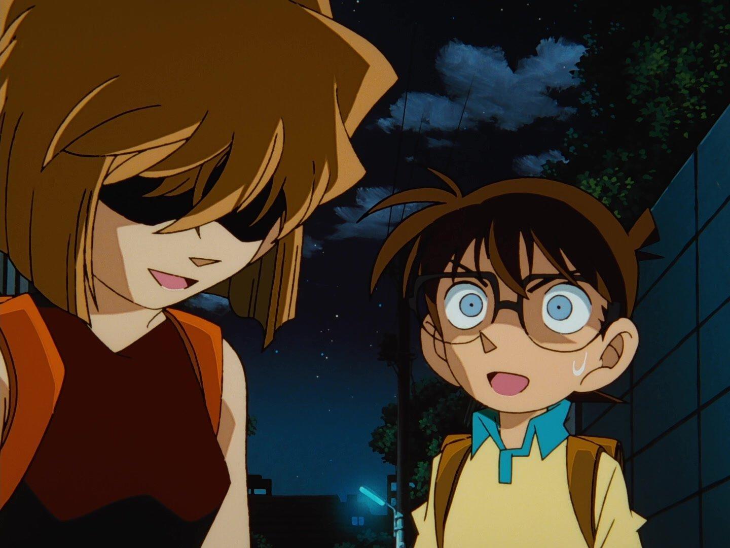 Still from The Girl from the Black Organization and the University Professor Murder Case