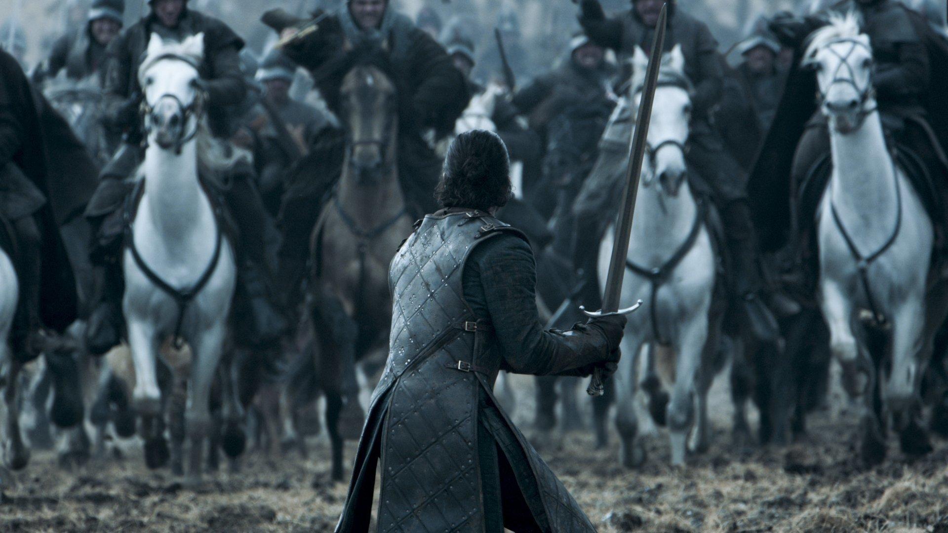 Still from Battle of the Bastards