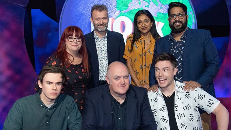 Still from Eshaan Akbar, Angela Barnes, Ed Gamble, Rhys James, Sindhu Vee