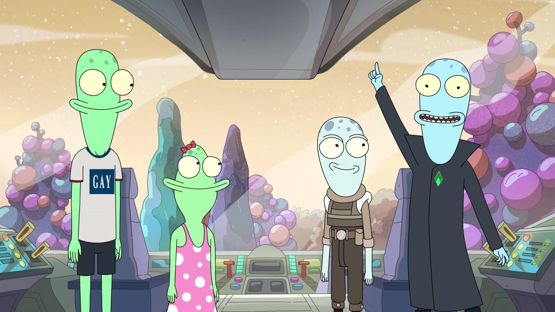 Still from The Clervixian Dinner Helmets
