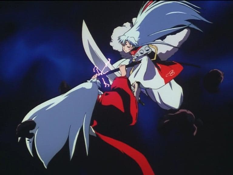 Still from Naraku and Sesshomaru Join Forces