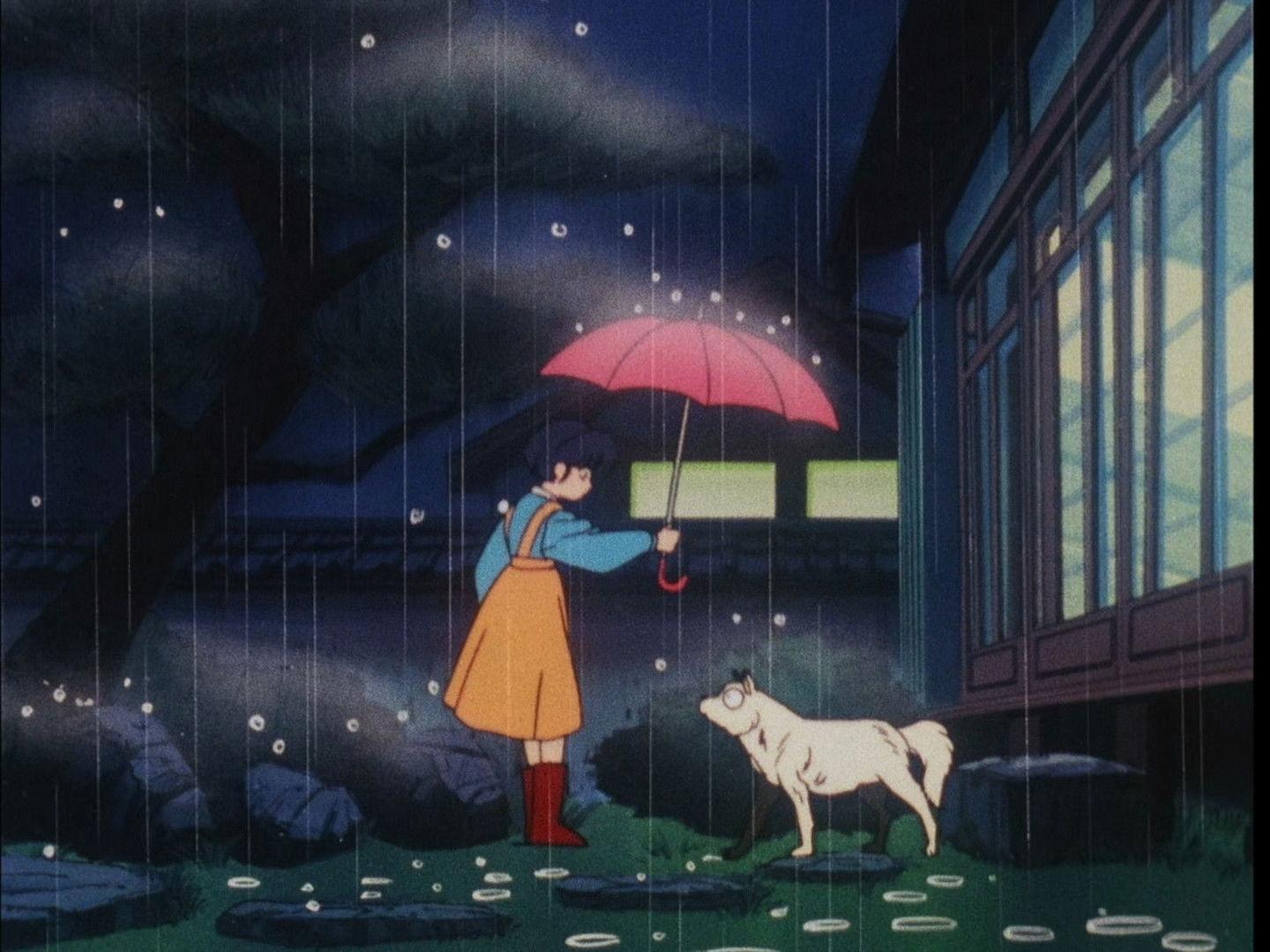 Still from A Ninja's Dog Is Black and White