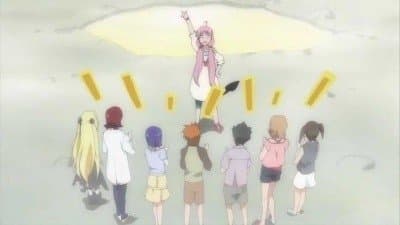 Still from Hell's Hot Springs: Alien Girls and Colorful Exposed Bodies