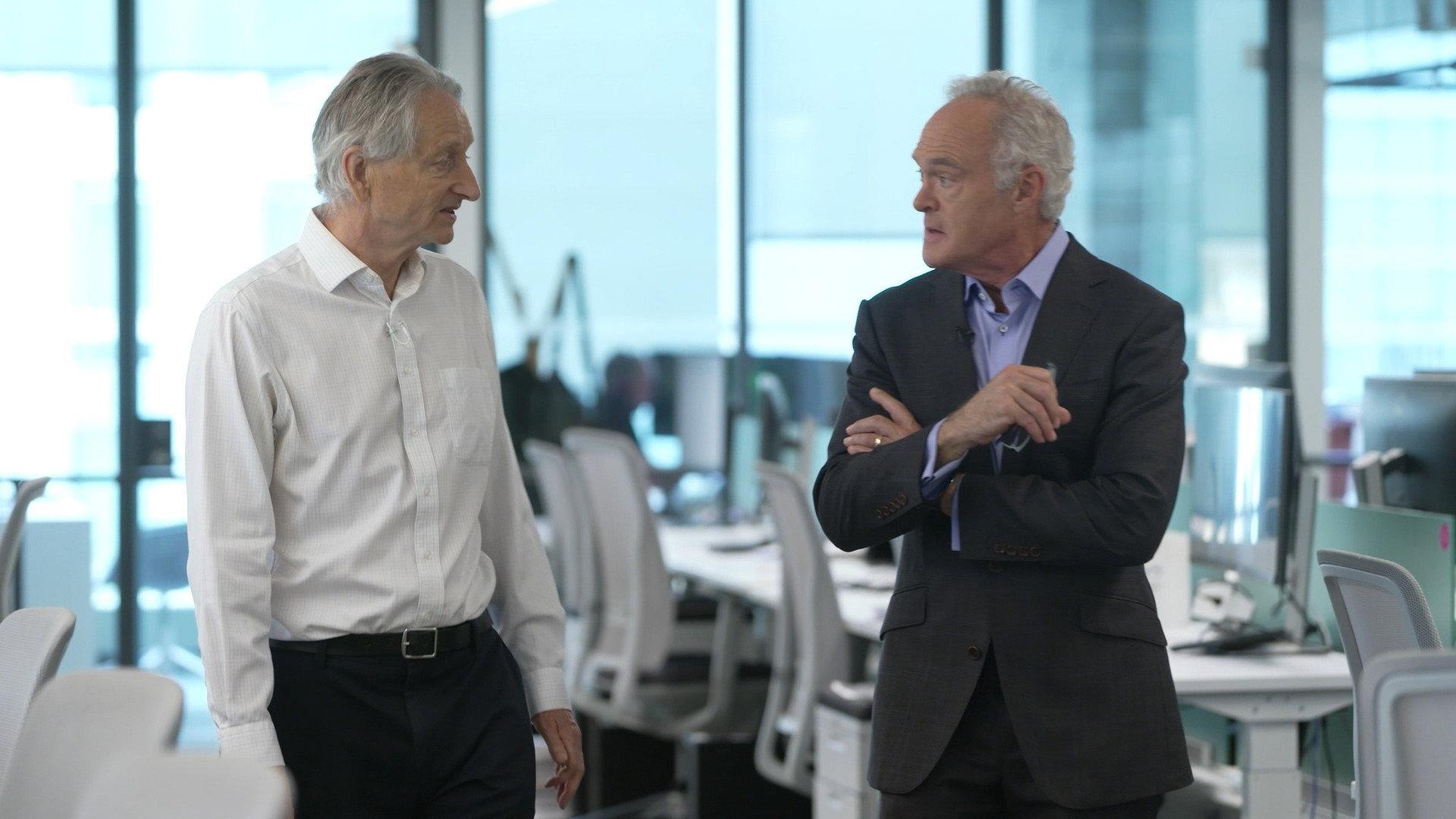Still from 10/8/2023: The Godfather of AI; General Milley; Rich Paul; 3D Printing