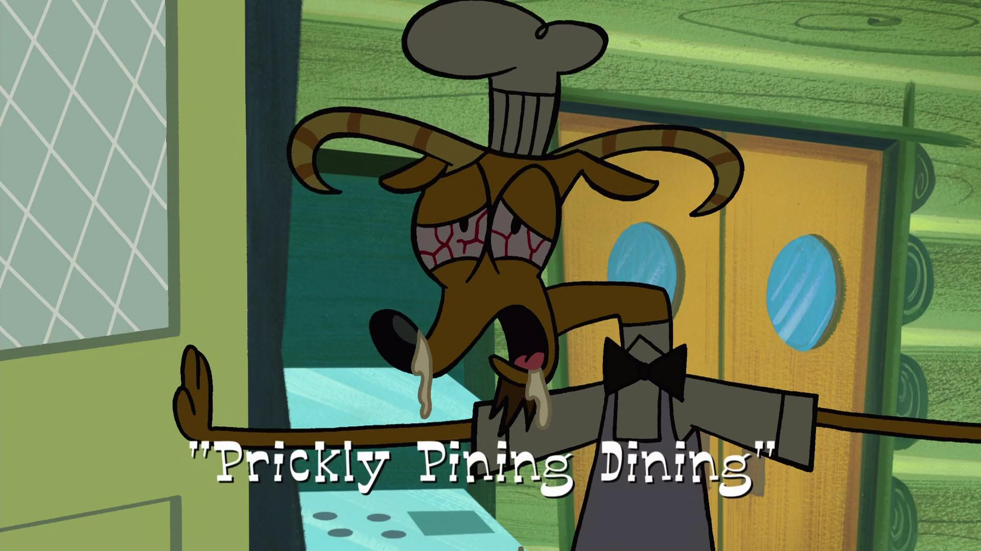 Still from Prickly Pining Dining