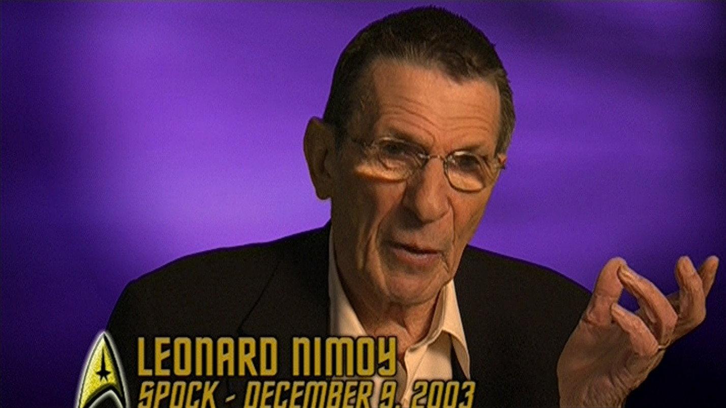 Still from Red Shirt Logs: Leonard Nimoy Talks Star Trek Tech