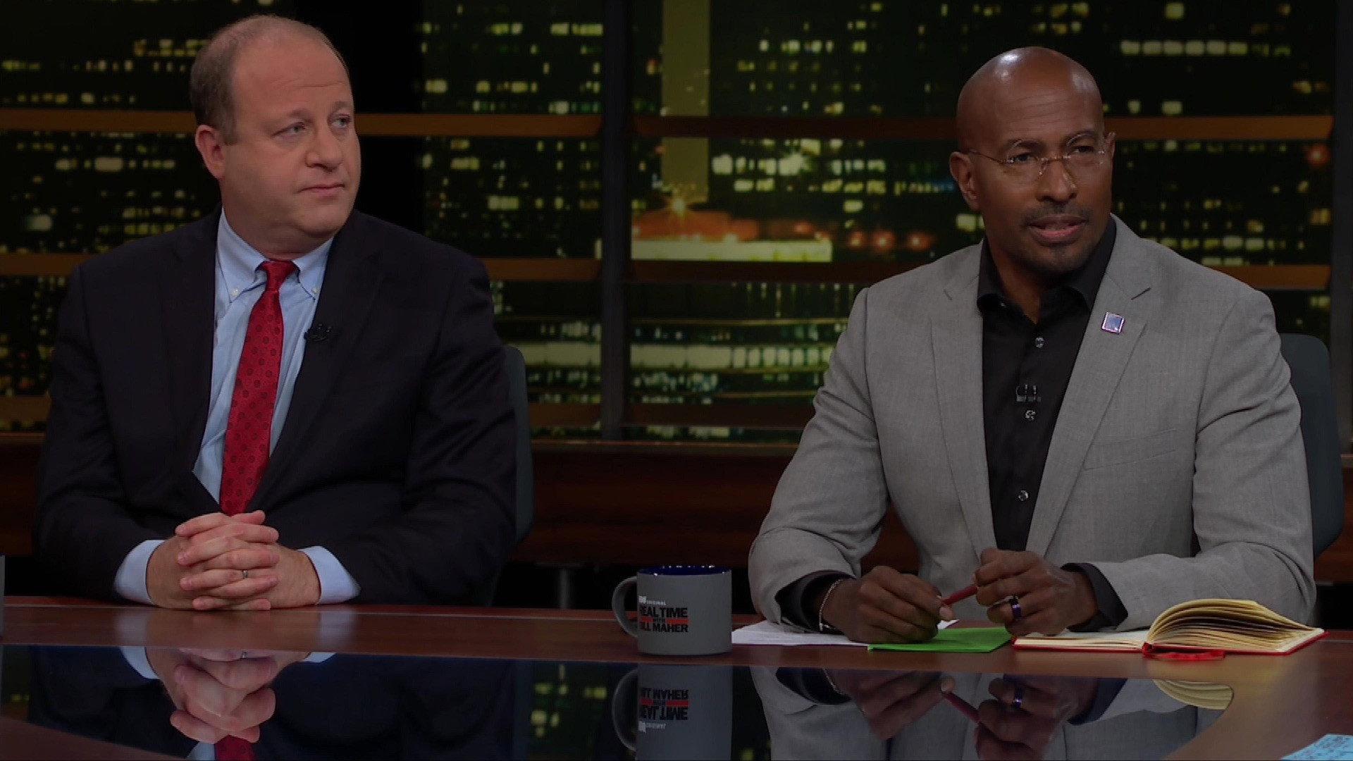 Still from October 25, 2024: Megyn Kelly, Van Jones, Gov. Jared Polis