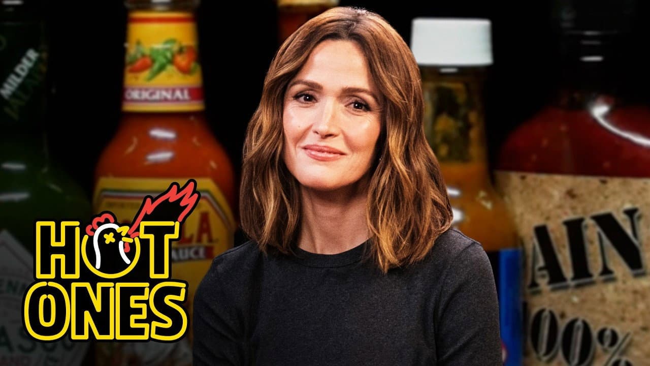 Still from Rose Byrne Feels Crazy While Eating Spicy Wings