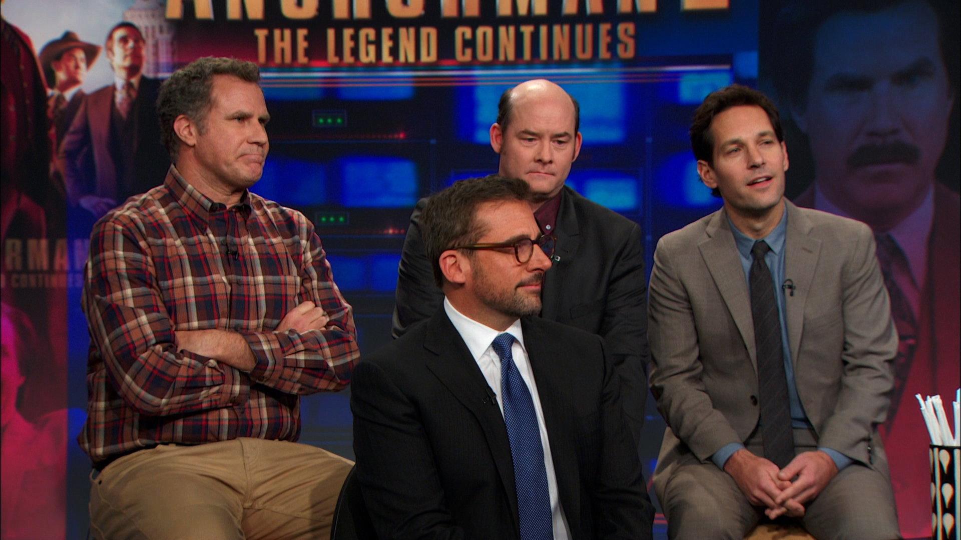 Still from Steve Carell, Will Ferrell, David Koechner & Paul Rudd