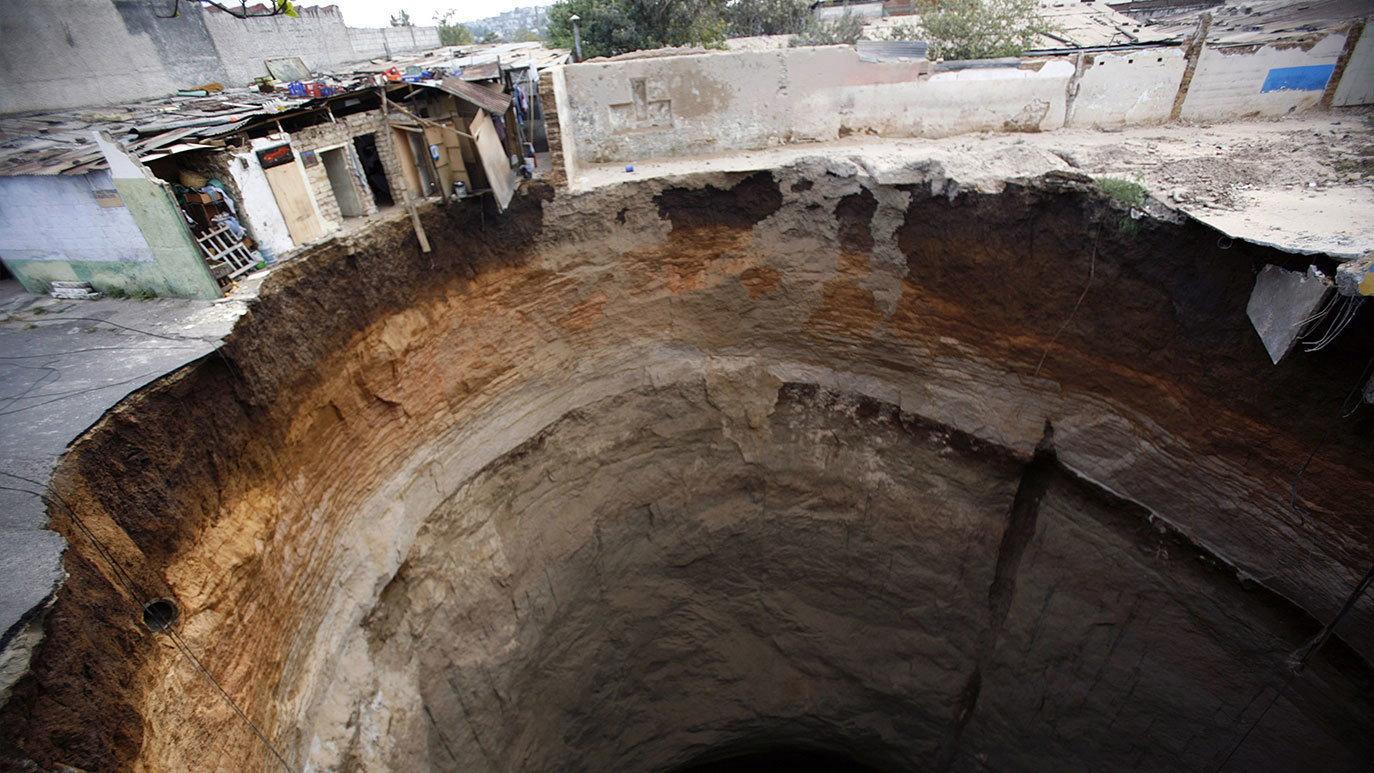 Still from Sinkholes—Buried Alive