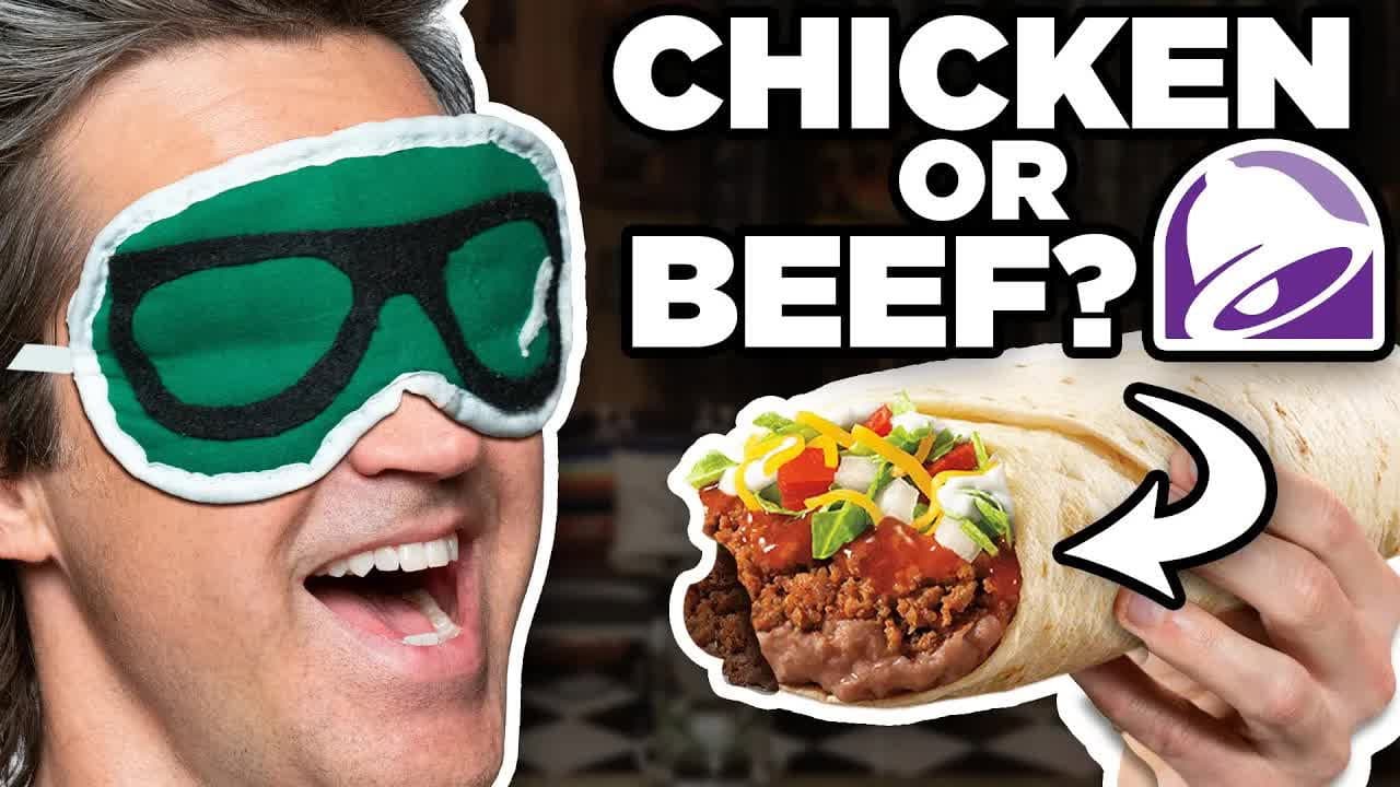 Still from Are All Taco Bell Items Secretly The Same? (Experiment)