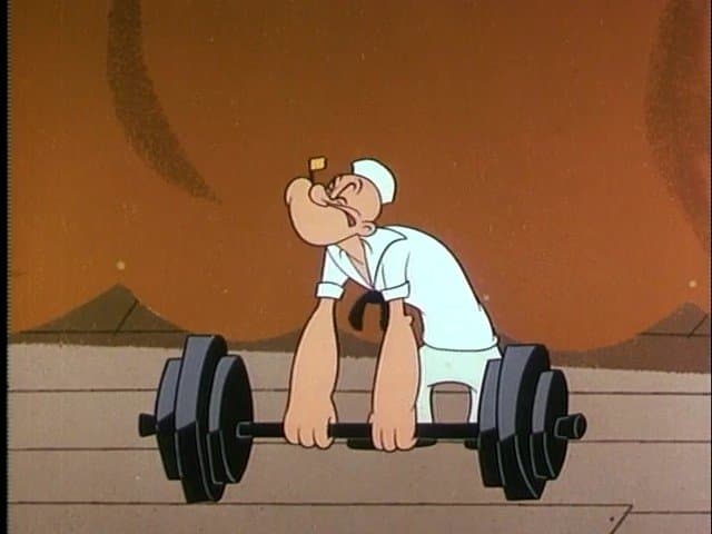 Still from Muskels Schmuskels
