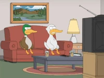 Still from Two Ducks Watch 'Meet The Parents'