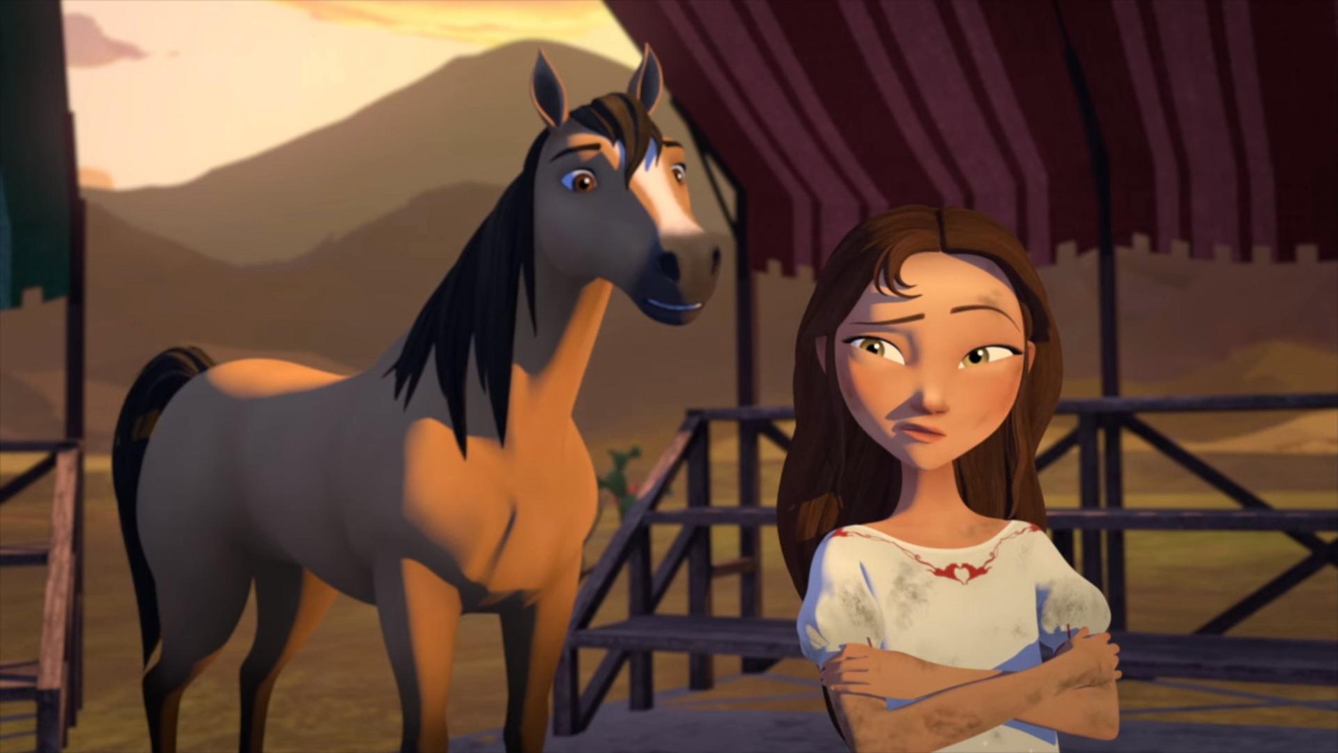 Still from Lucky and La Voltereta Feroz