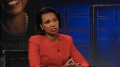 Still from Condoleezza Rice