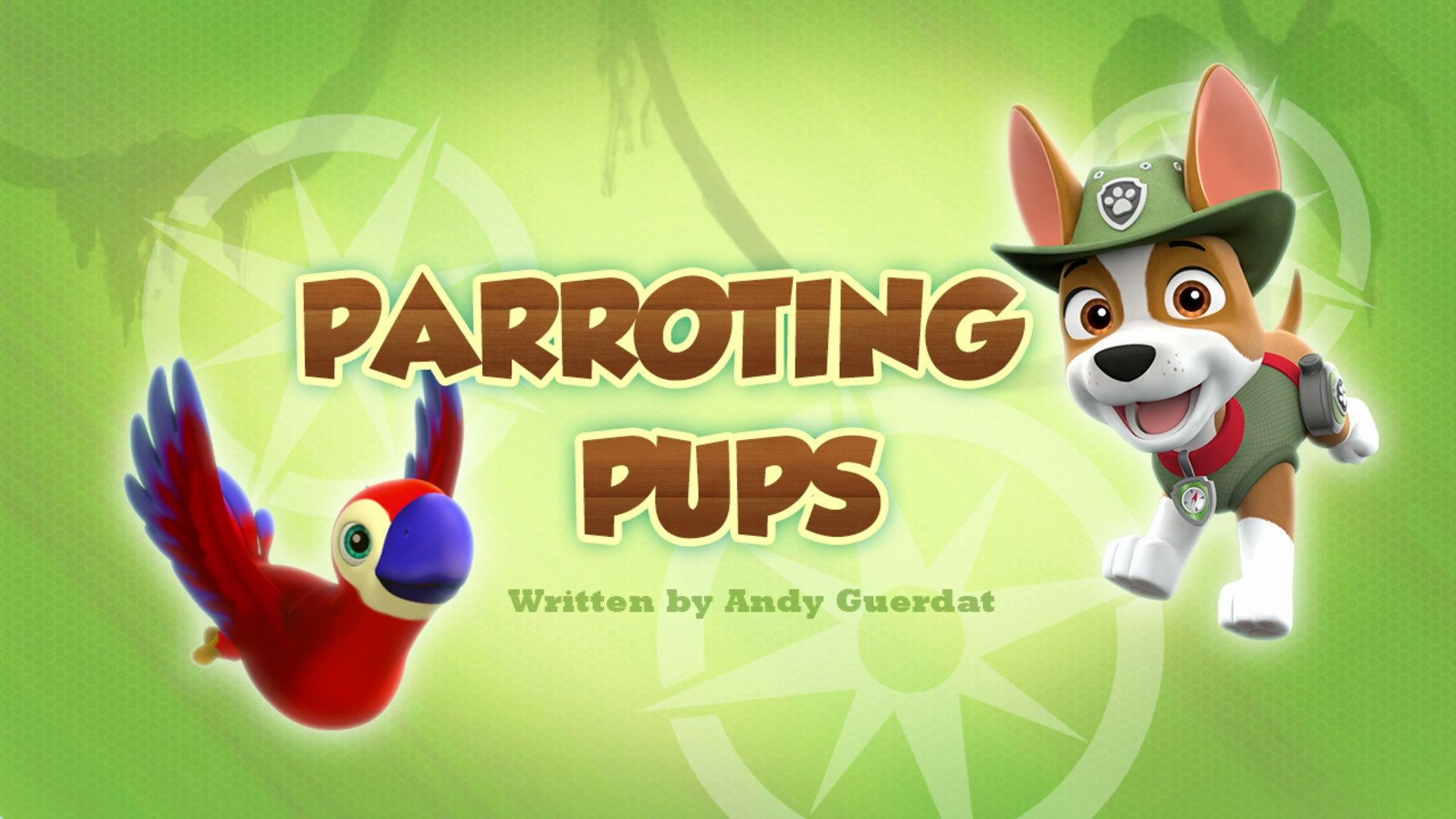 Still from Parroting Pups