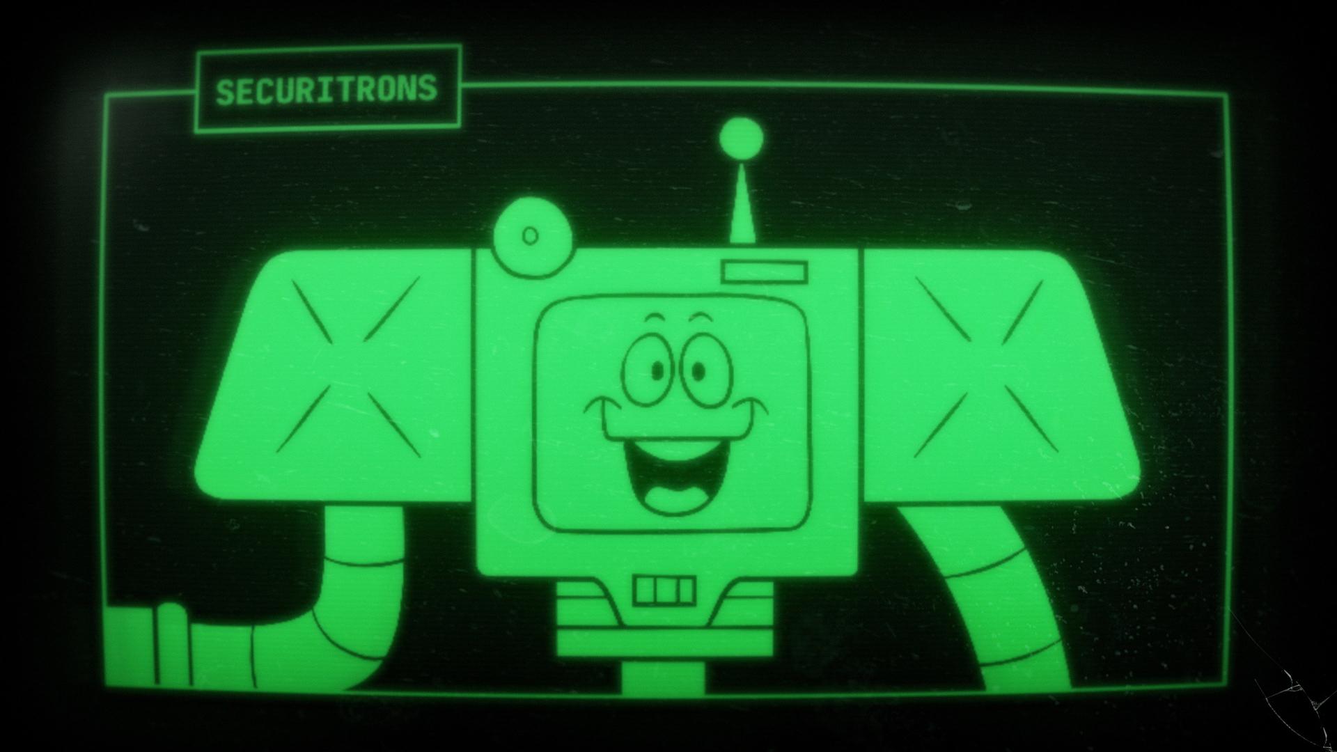 Still from Upgrade Your Securitrons Now or Risk Exposure to Violence