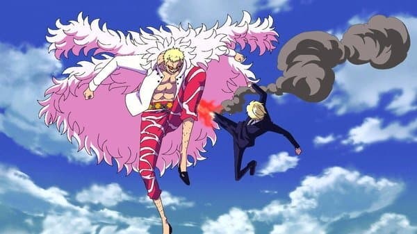 Still from The Great Clash! Sanji vs. Doflamingo!