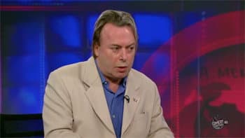 Still from Christopher Hitchens