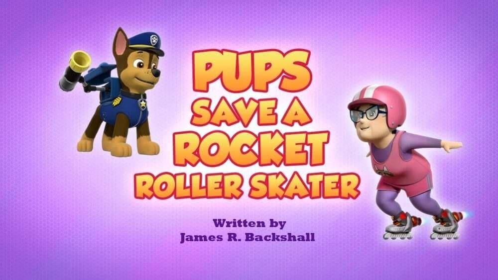 Still from Pups Save a Rocket Roller Skater