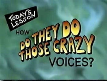 Still from How do They do Those Crazy Voices? (Cartoon School)
