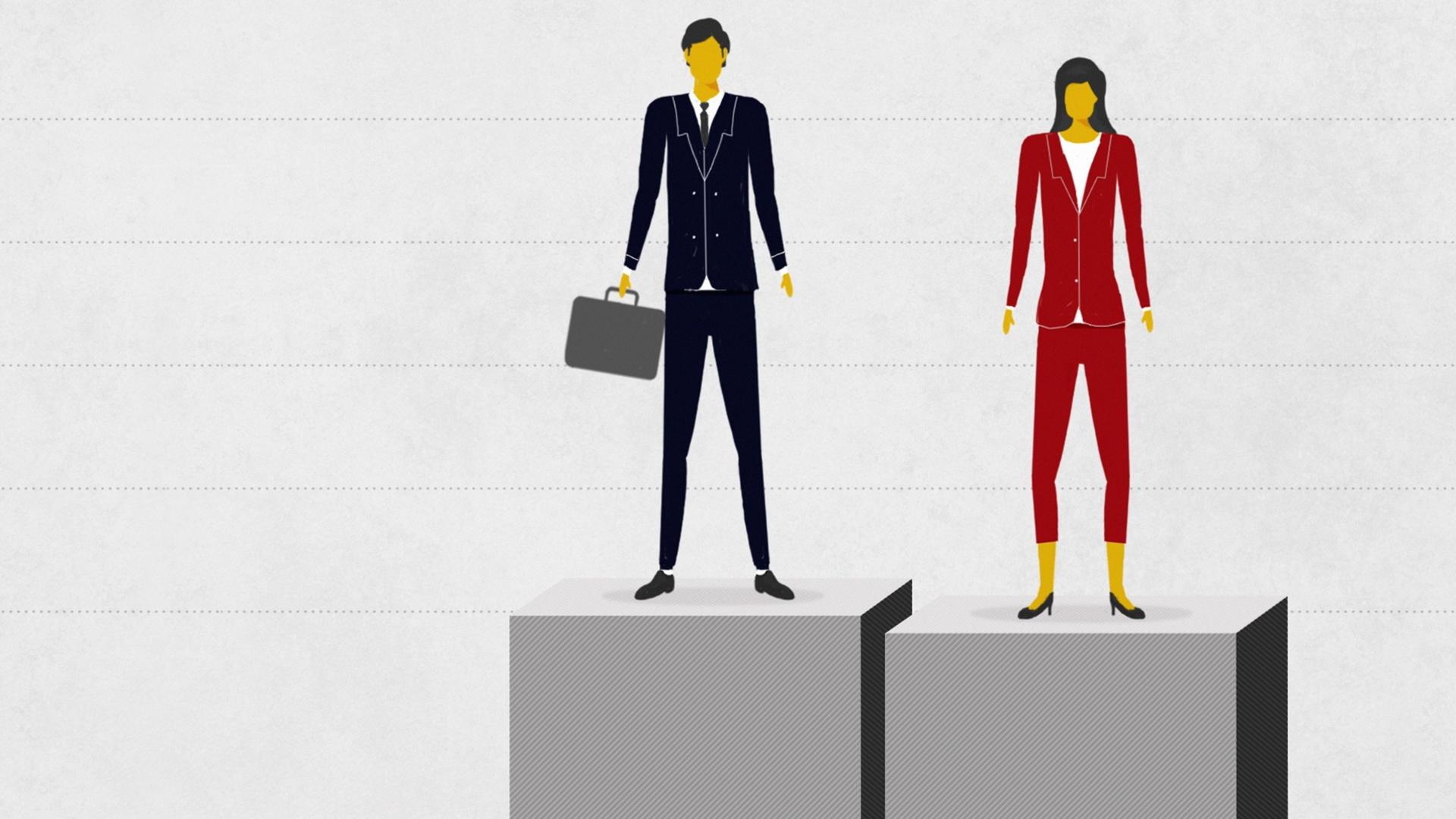 Still from Why Women Are Paid Less