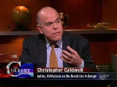 Still from Christopher Caldwell