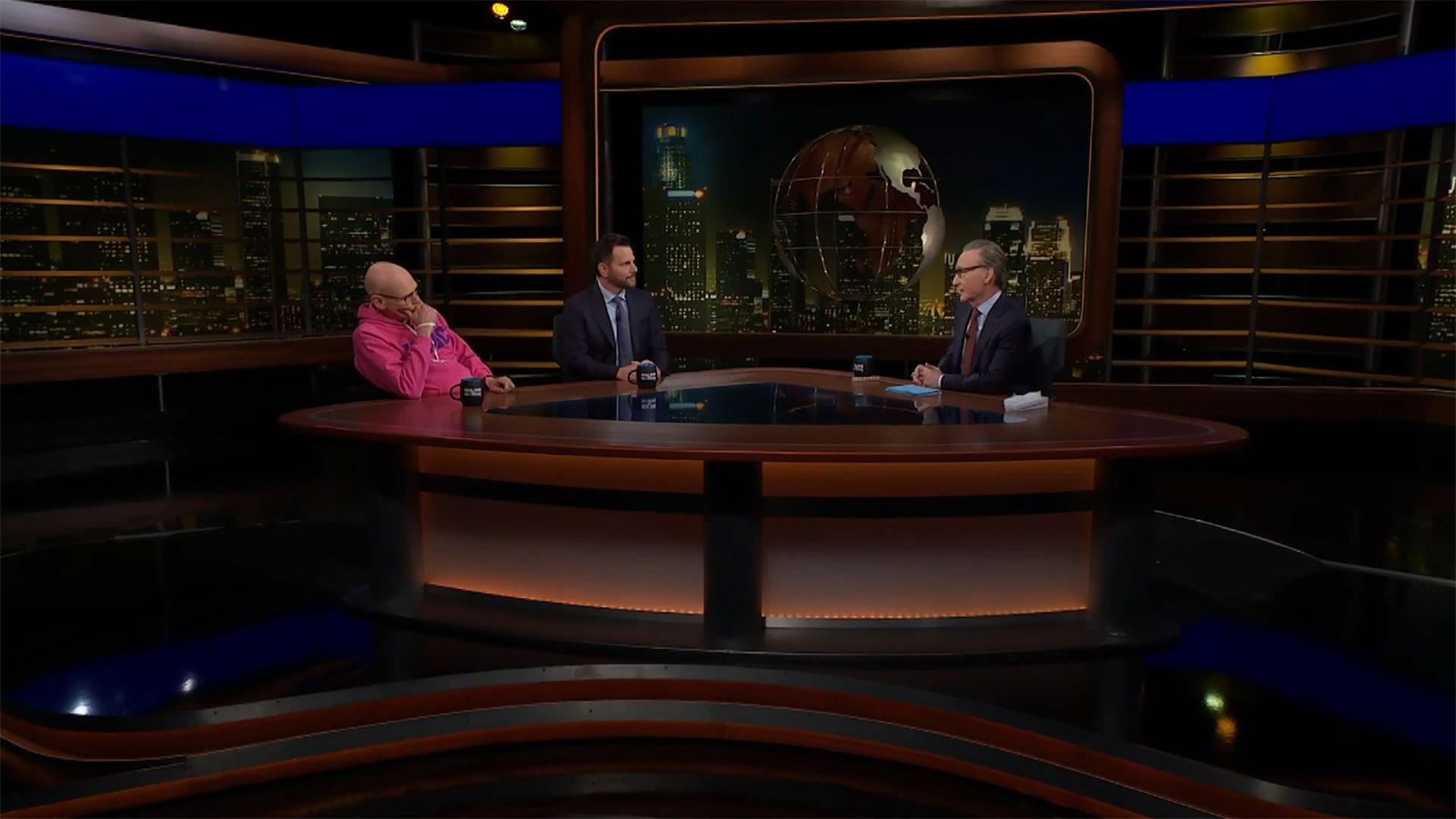 Still from December 1, 2023: David Mamet, James Carville, Dave Rubin